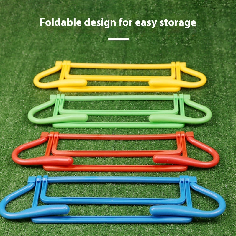 Folding Hurdle Football Training Equipment Adjustable